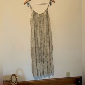 Rails Black and White Maxi Dress